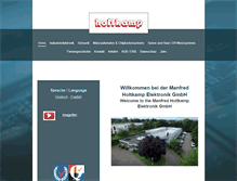 Tablet Screenshot of holtkamp.de